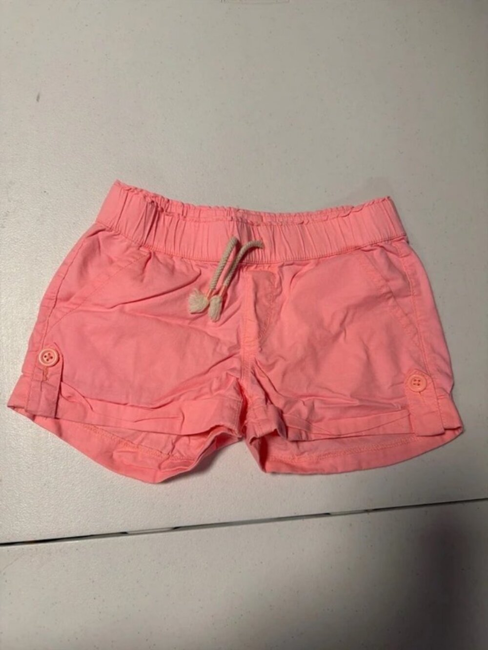 Little girls adorable coral shorts size 10